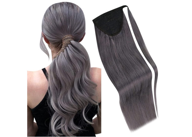 Coada de par cu scai Magic Tail Mettalic Grey
